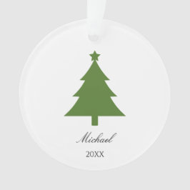 Gepersonaliseerde Tree Ornament Mark voor Holiday 