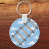 Gepersonaliseerde treinen over de hele wereld sleutelhanger (Achterkant)