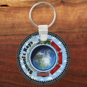 Gepersonaliseerde treinen over de hele wereld sleutelhanger (Voorkant)