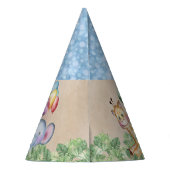 Gepersonaliseerde treinmotor Party Pet Feesthoedjes (Achterkant)