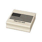 Gepersonaliseerde Trendy Amerikaanse vlag Rubberstempel (Stempel)