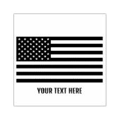 Gepersonaliseerde Trendy Amerikaanse vlag Rubberstempel (Afrduk)