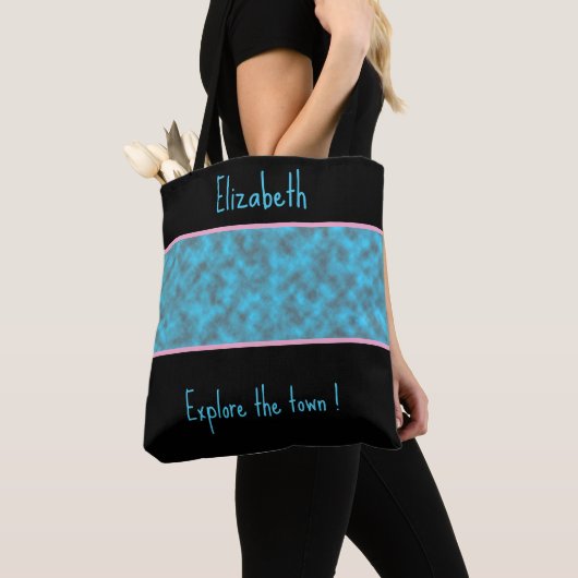 Gepersonaliseerde, trendy en elegante Canvas tas (Dichtbij)