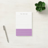 Gepersonaliseerde Trendy Minimalistische Colorbloc Post-it® Notes (Kantoor)