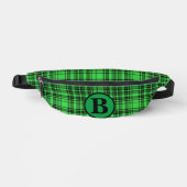 Gepersonaliseerde trendy naam geruite plaid heuptasje (Voorkant)