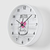 Gepersonaliseerde trendy white wood Keukenmuur klo (Hoek)