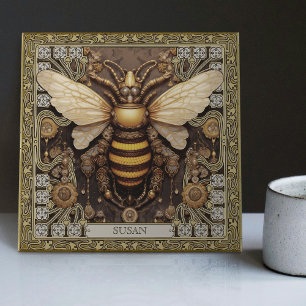 Gepersonaliseerde Tribal Jewel Bee Spirit Animal Tegeltje