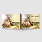 Gepersonaliseerde Tribal Teepee Waterverf Tipi bru Gastenboek (Volledig)