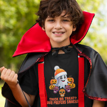 Gepersonaliseerde Trick or treat Boo Funny Hallowe