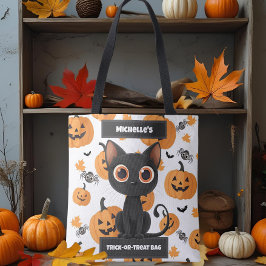 Gepersonaliseerde trick-or-treat tas – Schattigee 