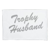 Gepersonaliseerde trofee echtgenoot pillowcase voo kussensloop (Voorkant)