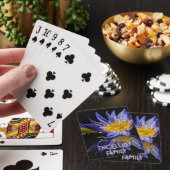 Gepersonaliseerde "Tropic Orchid" speelkaarten (Insitu)