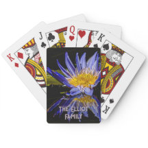 Gepersonaliseerde "Tropic Orchid" speelkaarten