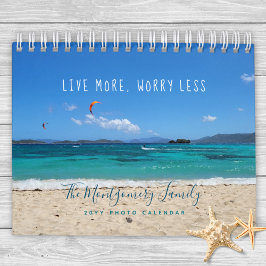 Gepersonaliseerde Tropical Beach 2026 Foto Kalender