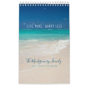 Gepersonaliseerde Tropical Beach 2026 Foto Kalender (Hoes)