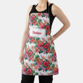 Gepersonaliseerde Tropical Flowers Schort (Insitu)