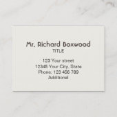 Gepersonaliseerde Tropische Arid Cactus  Visitekaartje (Achterkant)