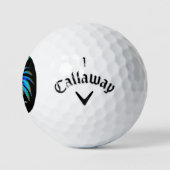 Gepersonaliseerde Tropische Manuscript van de Boom Golfballen (Logo)