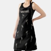 Gepersonaliseerde Tropische Palmbomen Aangepaste N Schort (Insitu)