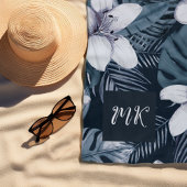 Gepersonaliseerde tropische strandlaken