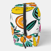 Gepersonaliseerde tropische vibes design toilettas toilettasje (Rechts)