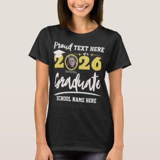 Gepersonaliseerde Trots Familie Afstudeerklas van T-shirt
