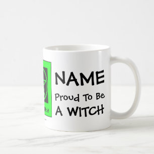 Gepersonaliseerde trots om een Witch-Cheeky Witch  Koffiemok