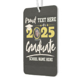 Gepersonaliseerde Trotse Familie Afstuderen Klasse Luchtverfrisser (Links)