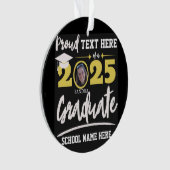 Gepersonaliseerde Trotse Familie Afstuderen Klasse Ornament (voorkant)