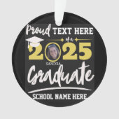 Gepersonaliseerde Trotse Familie Afstuderen Klasse Ornament (voorkant)
