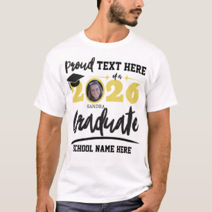 Gepersonaliseerde Trotse Familie Afstuderen Klasse T-shirt
