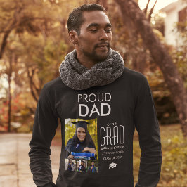 Gepersonaliseerde Trotse Papa Van | Fotocollage T-shirt