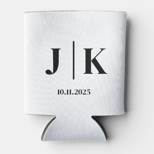 Gepersonaliseerde trouwdag Koelbox Blikjeskoeler (Voorkant)