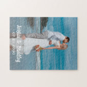 Gepersonaliseerde trouwfoto legpuzzel (Horizontaal)