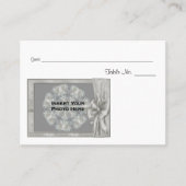 Gepersonaliseerde Trouwfototafel Plaatskaartje (Voorkant)