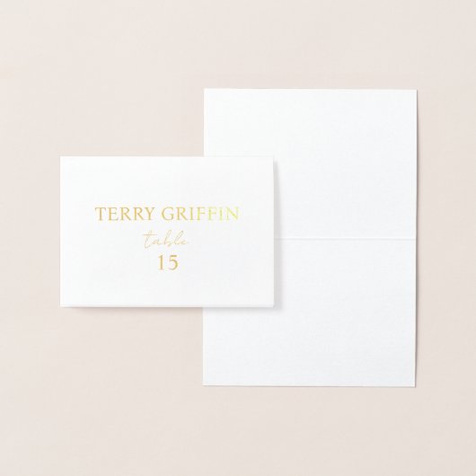Gepersonaliseerde trouwkaarten Tafel naam kaarten (Display)