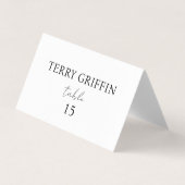 Gepersonaliseerde trouwkaarten Tafel naam kaarten (Voorkant)