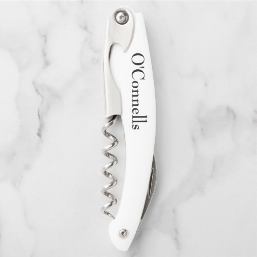 gepersonaliseerde trouwschroef kurkentrekker (Voorkant)