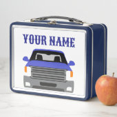 Gepersonaliseerde Trucks Metalen Lunchbox (In situ)