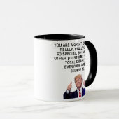 Gepersonaliseerde Trump-Mok voor mama papa, Mok (Voorkant rechts)