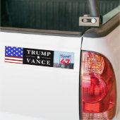 Gepersonaliseerde Trump Vance 2024 Bumpersticker (Op Truck)