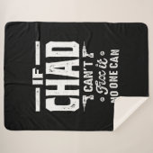 Gepersonaliseerde Tsjaad Naam Birthday Sherpa Deken (Voorkant (horizontaal))