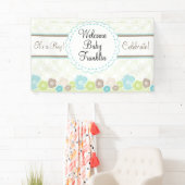 Gepersonaliseerde Tuin Jongens Baby shower Banner (Insitu)