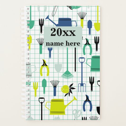 Gepersonaliseerde tuinbouwplanner planner (Voorkant)