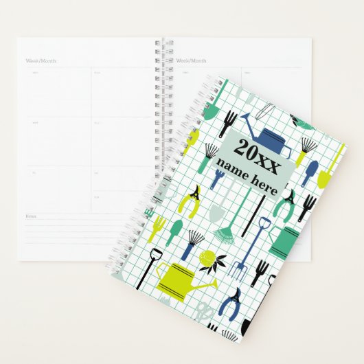 Gepersonaliseerde tuinbouwplanner planner (Display)