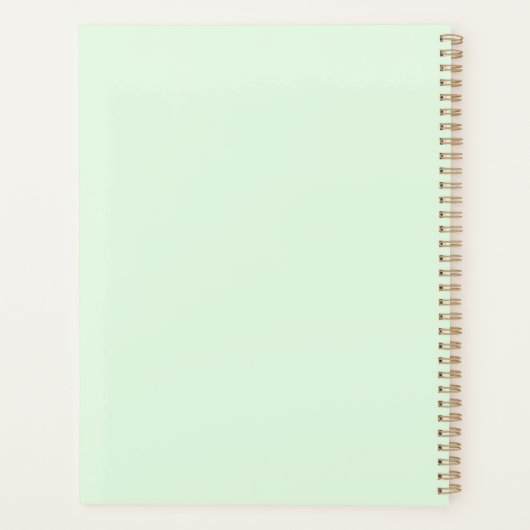 Gepersonaliseerde tuinplanner planner (Achterkant)