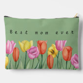 Gepersonaliseerde Tulip lente bloem moederdag 2024 Etui (Achterkant)