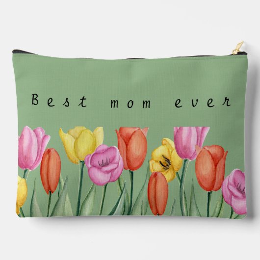Gepersonaliseerde Tulip lente bloem moederdag 2024 Etui (Achterkant)