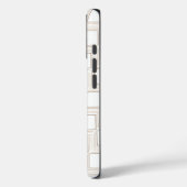 Gepersonaliseerde tumbling squares iPhone case (Achterkant / Links)