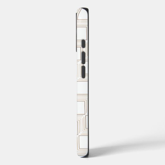 Gepersonaliseerde tumbling squares iPhone case (Achterkant / Links)